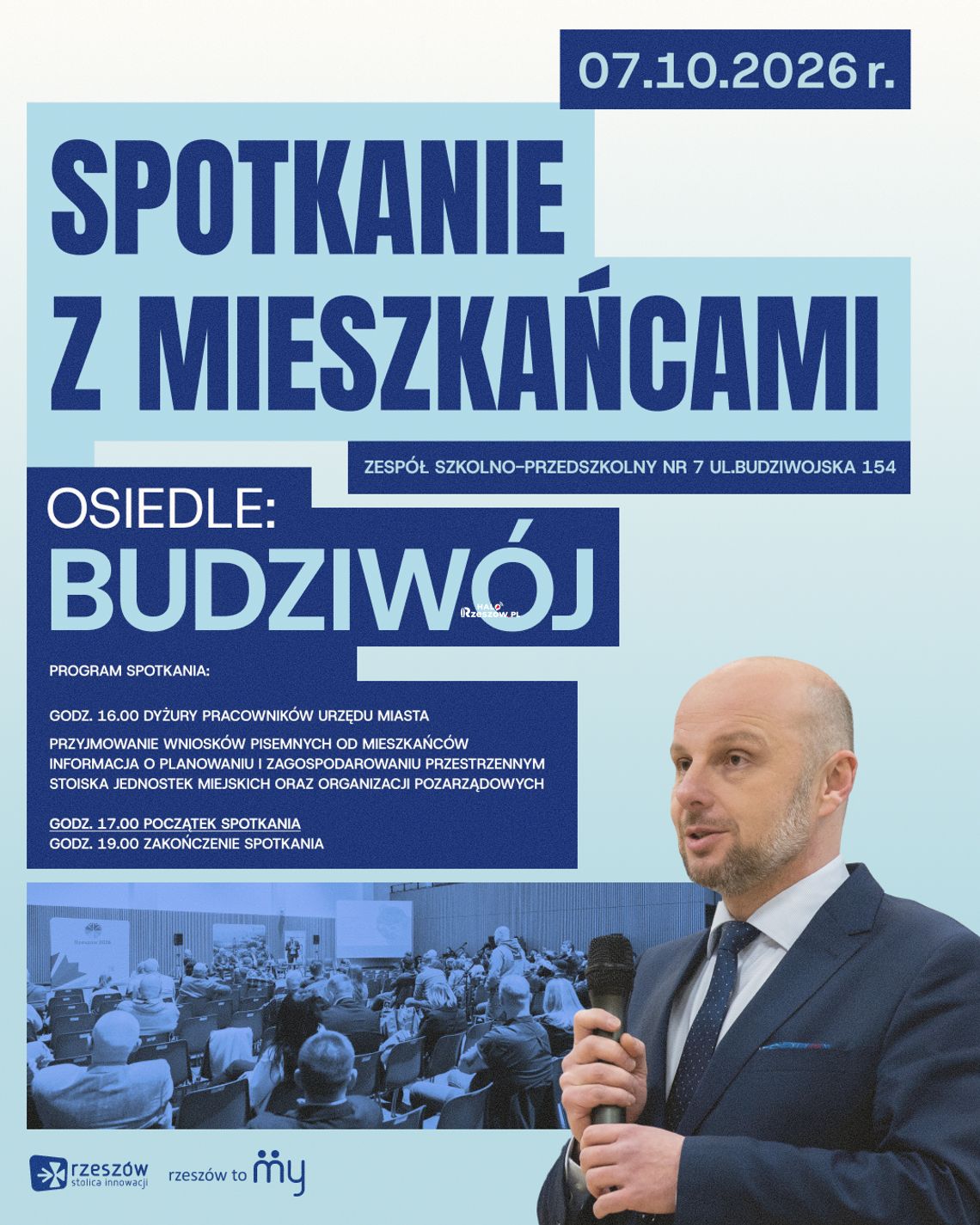 Prezydent Konrad Fijołek spotka się z mieszkańcami Budziwoja. Powrócą trudne pytania o korki i brak infrastruktury?