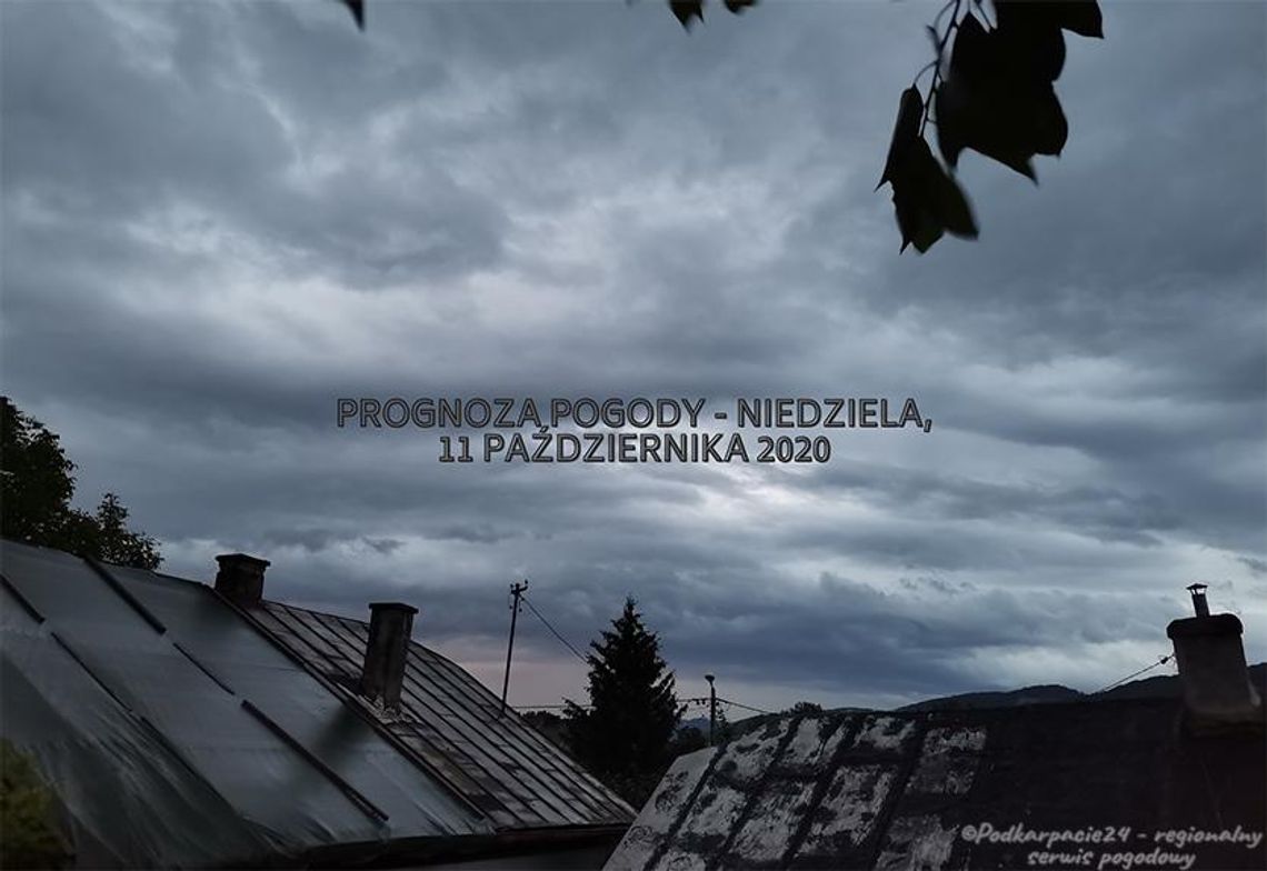 Prognoza pogody – niedziela, 11 października 2020