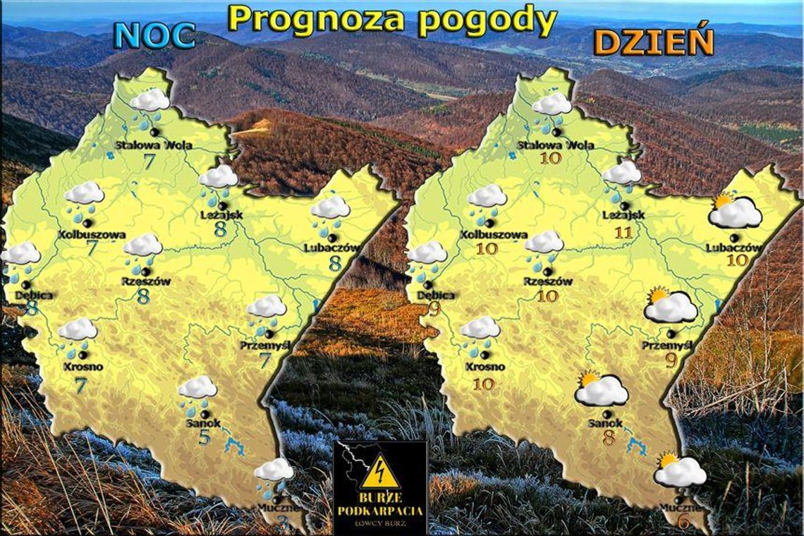 Prognoza pogody – piątek, 30 października 2020