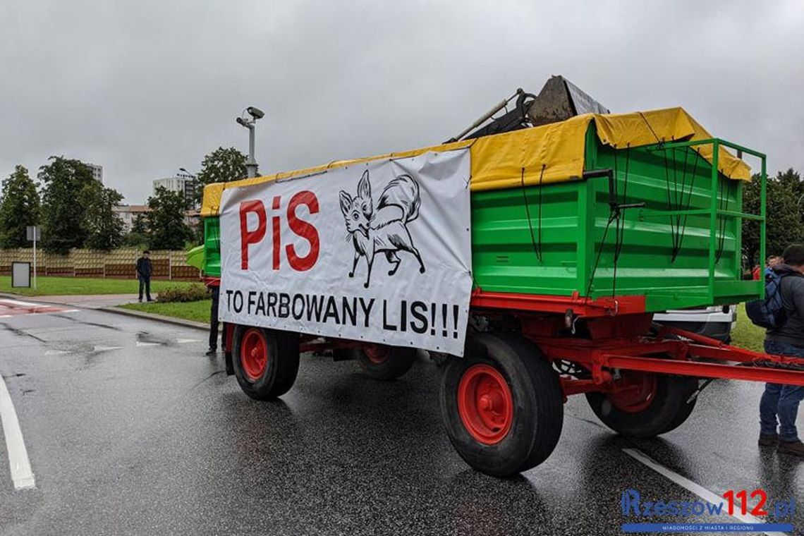 Protest rolników w Rzeszowie. Koniec utrudnień na ulicach