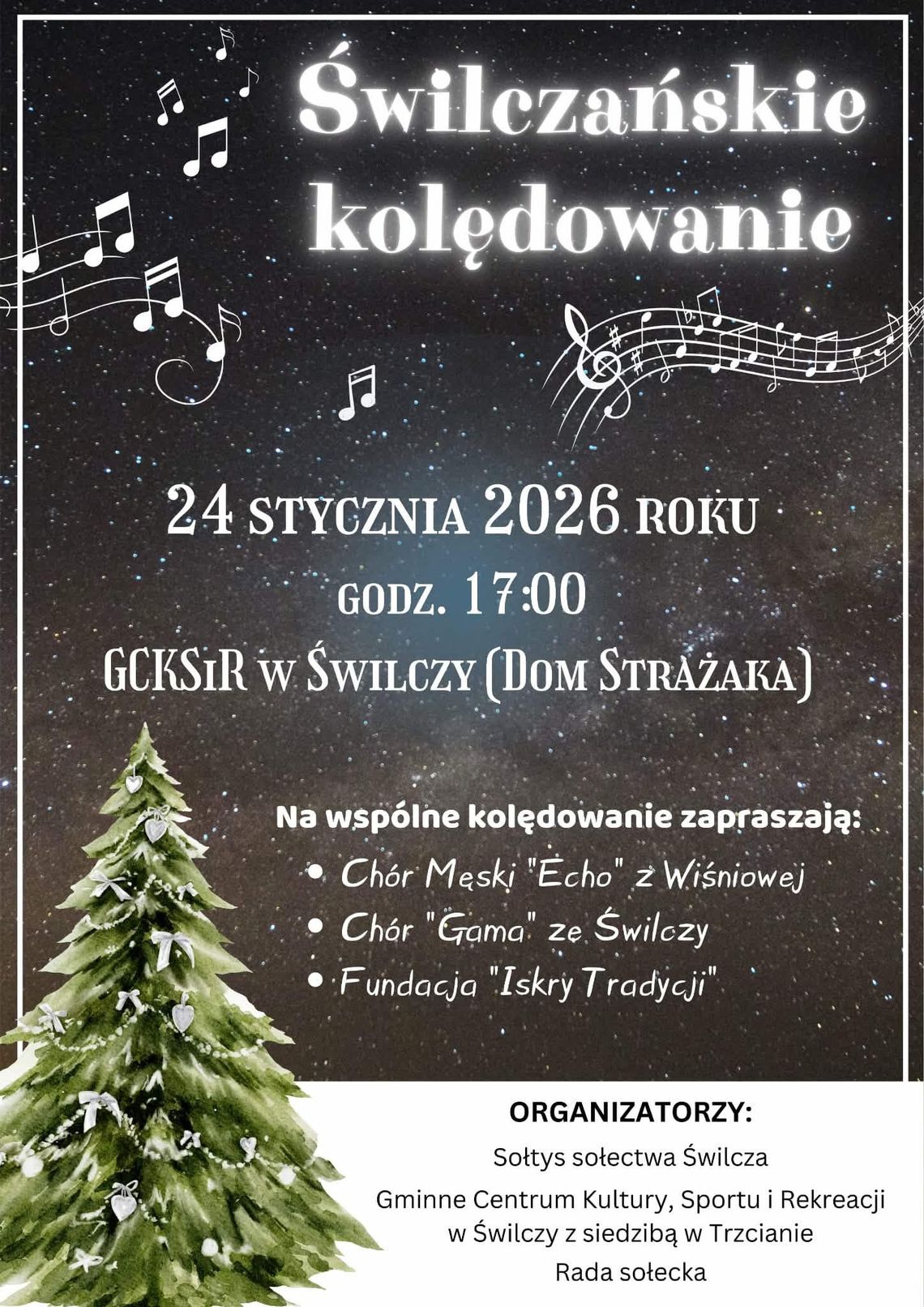 Przedłużmy magię Świąt. Przyjdź na II Świlczańskie Kolędowanie i zaśpiewaj razem z nami