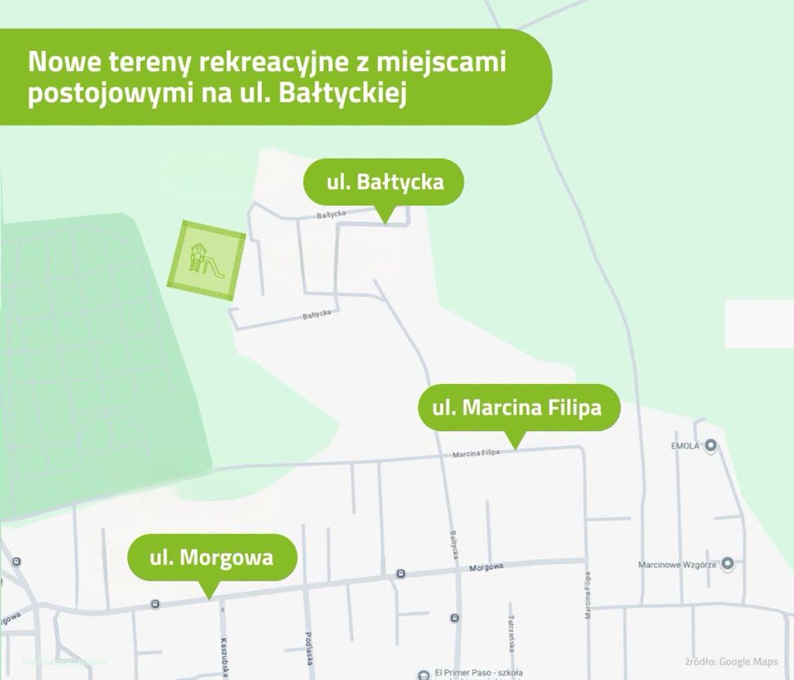 Przy ul. Bałtyckiej w Rzeszowie powstanie nowa strefa rekreacji. Inwestycję wybrali mieszkańcy Przy ul. Bałtyckiej w Rzeszowie powstanie nowa strefa rekreacji. Inwestycję wybrali mieszkańcy
