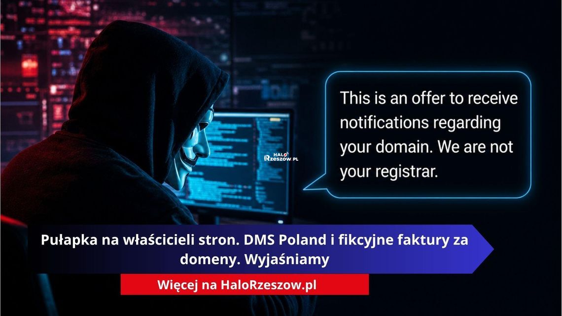 Pułapka na właścicieli stron. DMS Poland i fikcyjne faktury za domeny DMS Poland i fikcyjne faktury za domeny