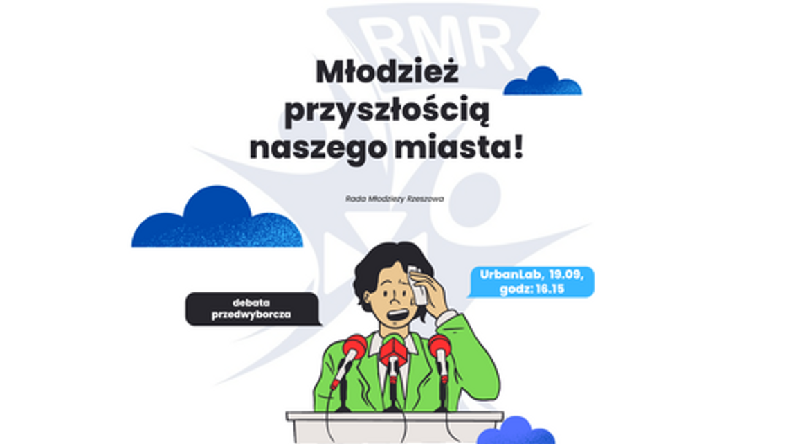 Rada Młodzieży Rzeszowa zaprasza na debatę wyborczą. Poprowadzi ją Krystian Propola!