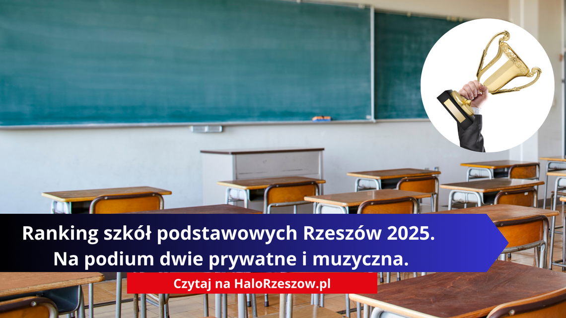 Ranking szkół podstawowych Rzeszów 2025. Na podium dwie prywatne i muzyczna.