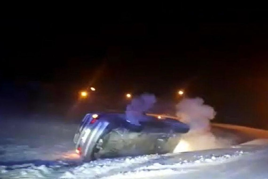 Region. Pijany kierowca uciekał przed policją. Wpadł do rowu