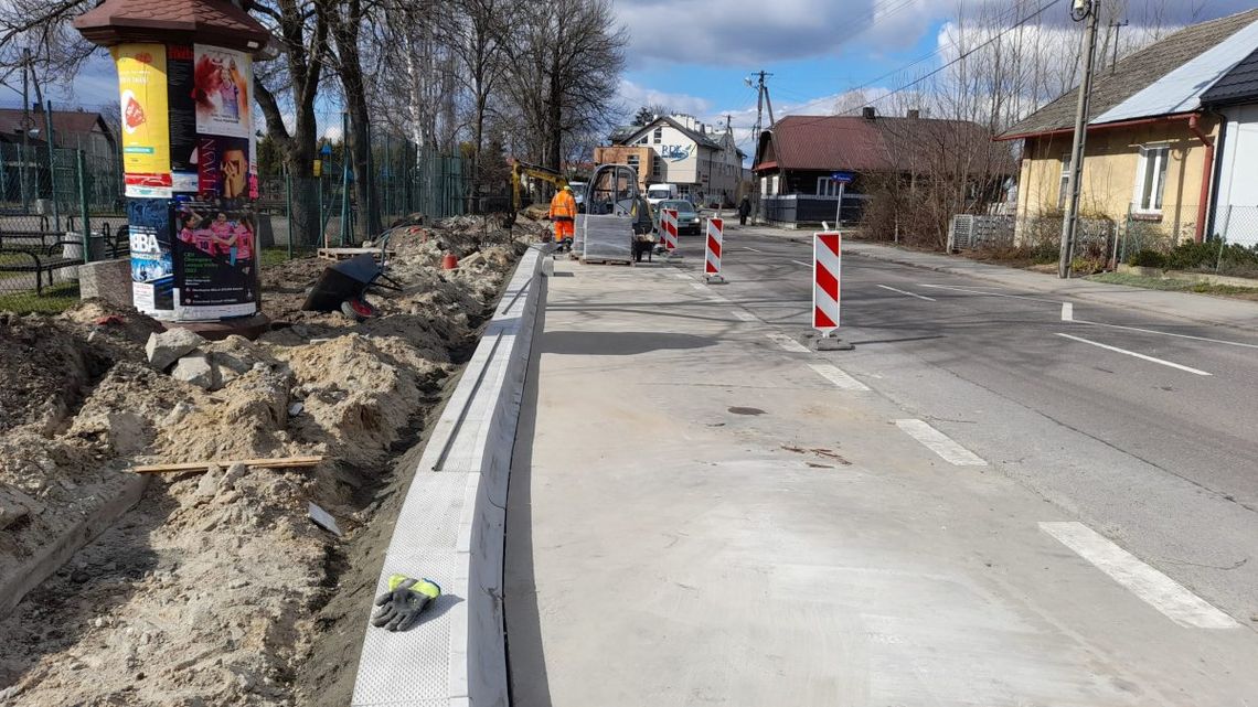 Remont przystanku MPK na ul. Dąbrowskiego. Utrudnienia dla pasażerów