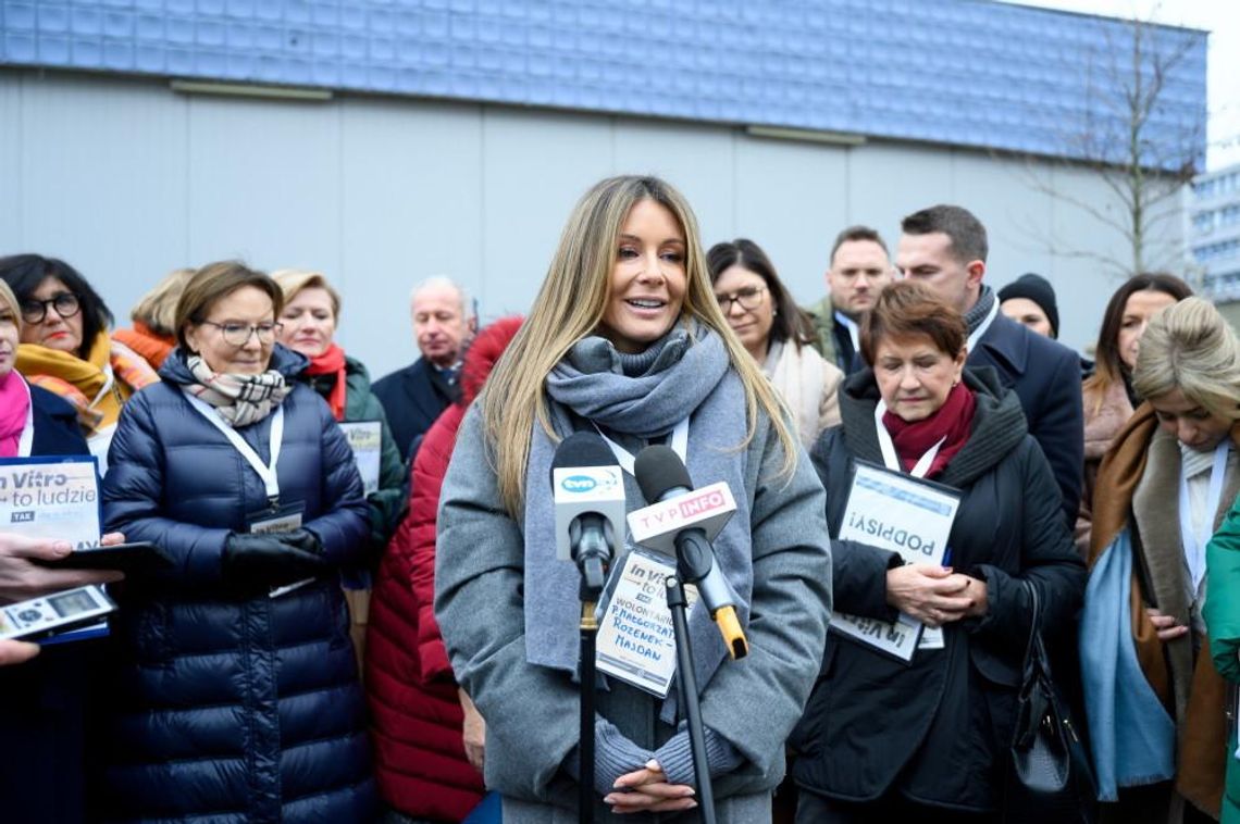 Rozenek-Majdan: spodziewamy się, że w weekend osiągniemy 100 tys. podpisów pod projektem ustawy "Tak dla in vitro"