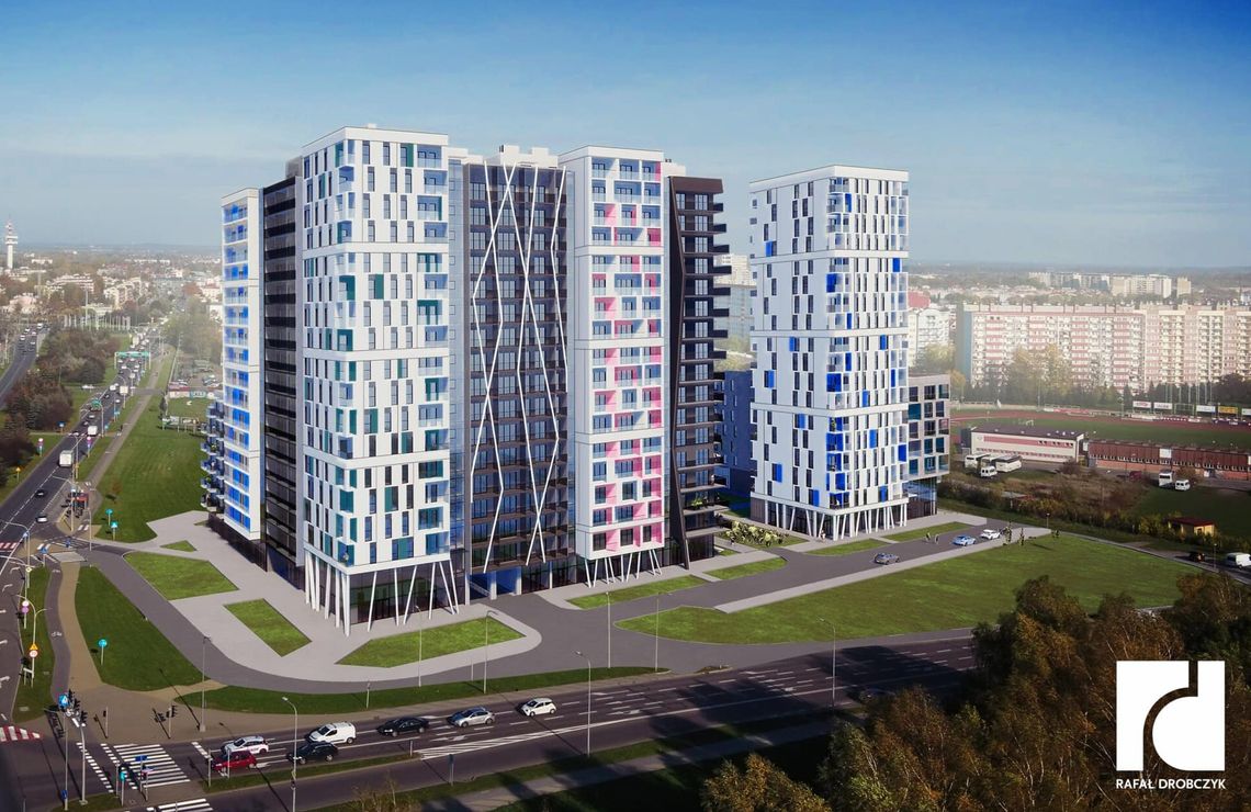 Rozpoczyna się budowa Apartamentów Parkowych Res Tower przy ulicy Wyspiańskiego [WIZUALIZACJA]