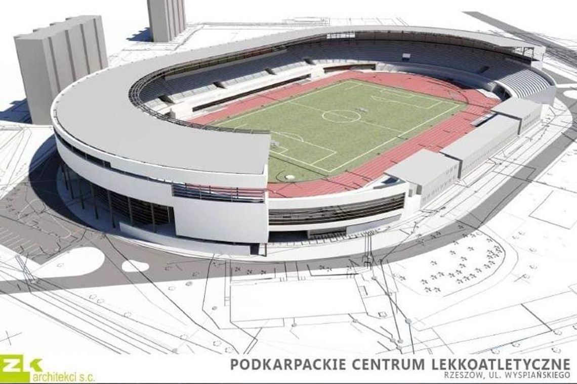 Rzeszów. Budowa Podkarpackiego Centrum Lekkoatletycznego coraz bliżej