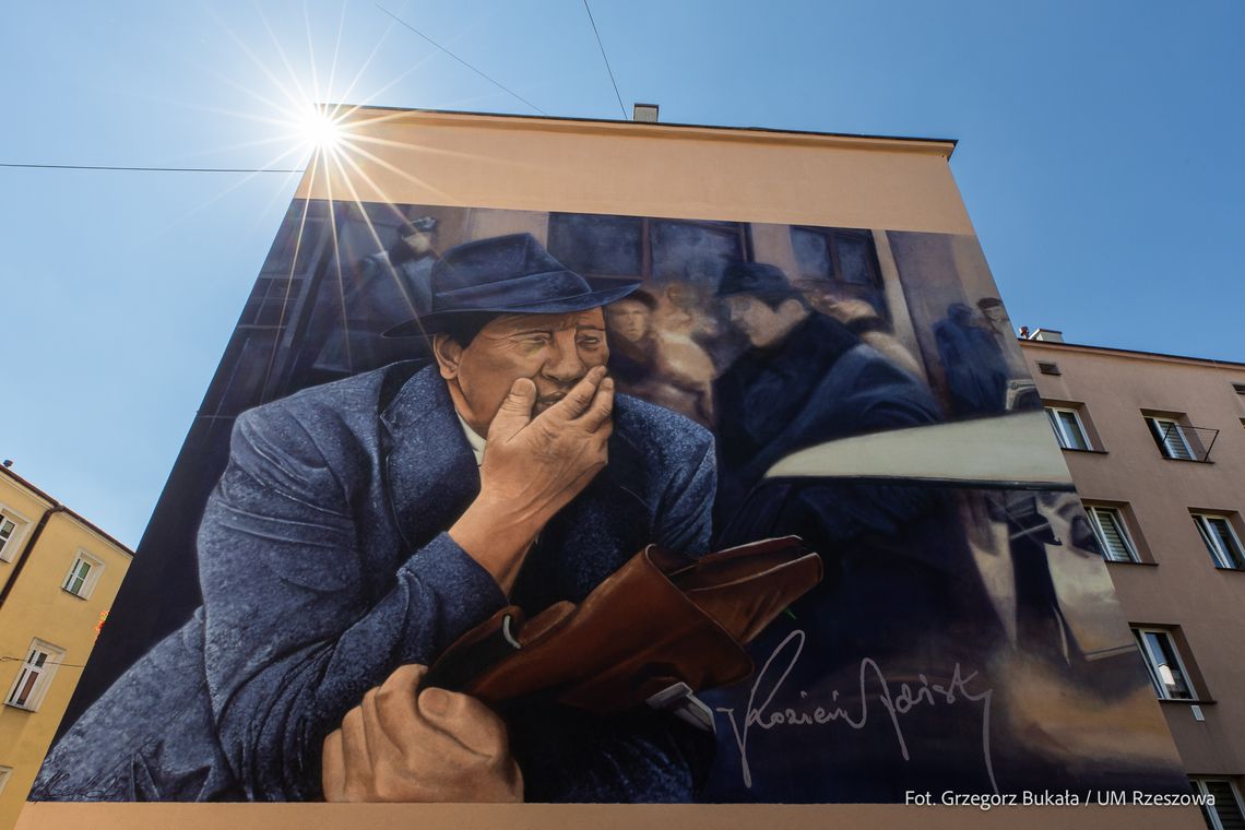 Rzeszów upamiętnił Zdzisława Kozienia muralem