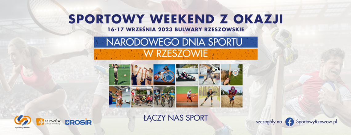 Rzeszów zaprasza do wspólnej celebracji Narodowego Dnia Sportu