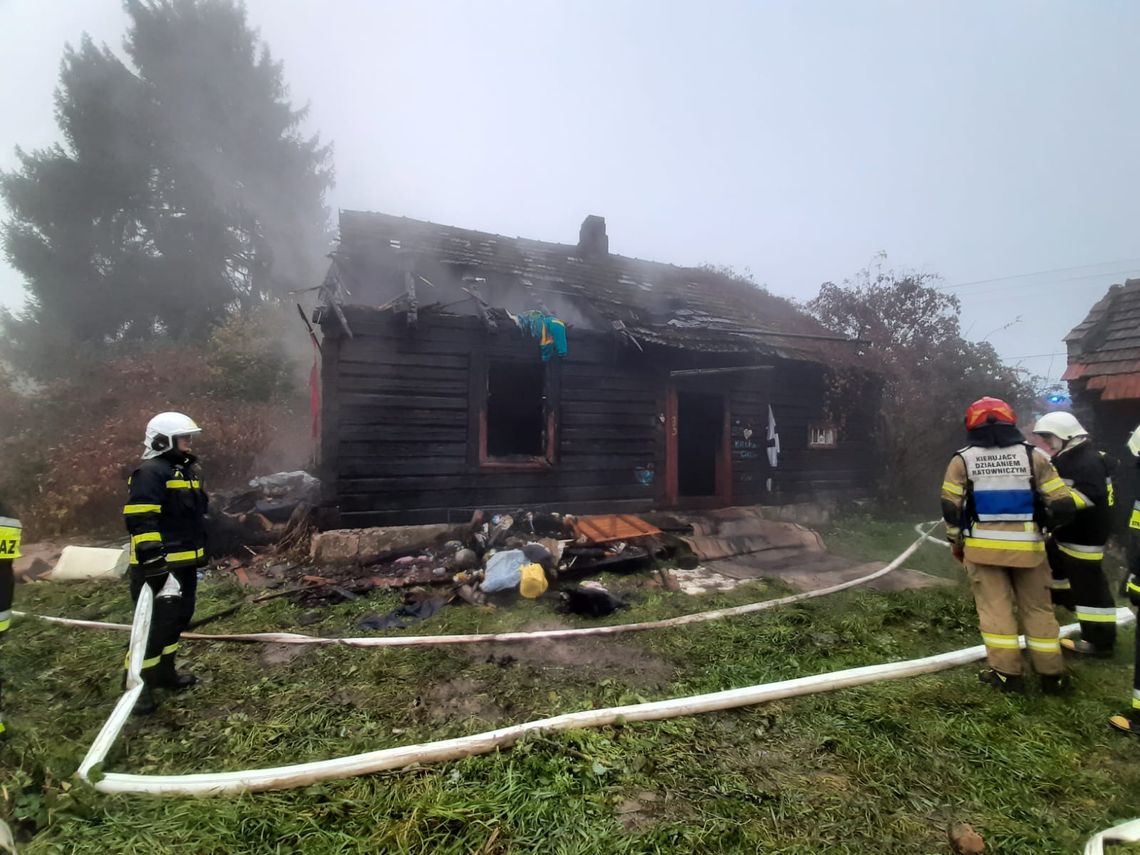 Seria pożarów w Jaśle. W ciągu kilku godzin spłonęły 4 budynki