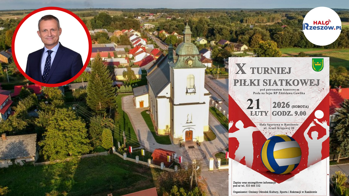 Siatkarskie emocje w Raniżowie. X Otwarty Turniej Piłki Siatkowej pod patronatem posła Gawlika