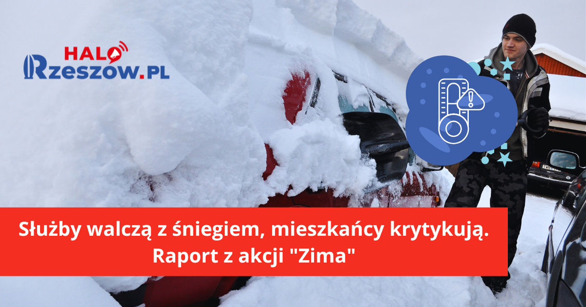 Służby walczą z śniegiem, mieszkańcy krytykują. Raport z akcji "Zima"