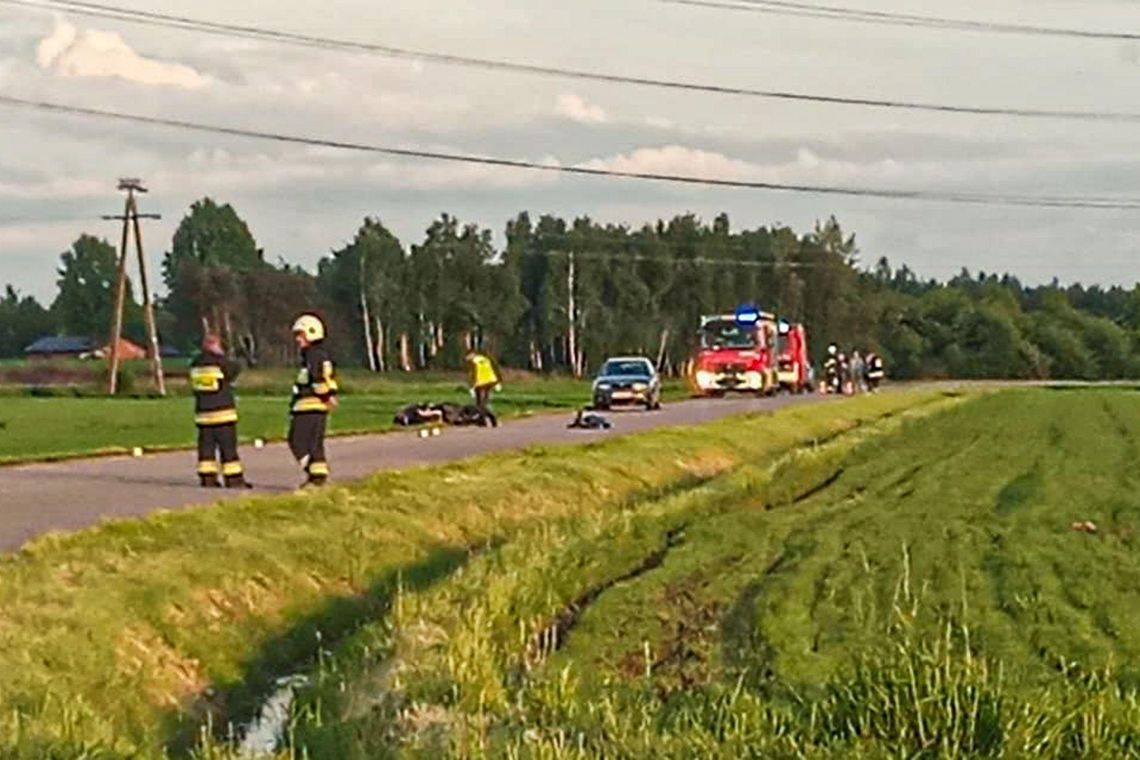 Śmiertelny wypadek motocyklisty w powiecie mieleckim