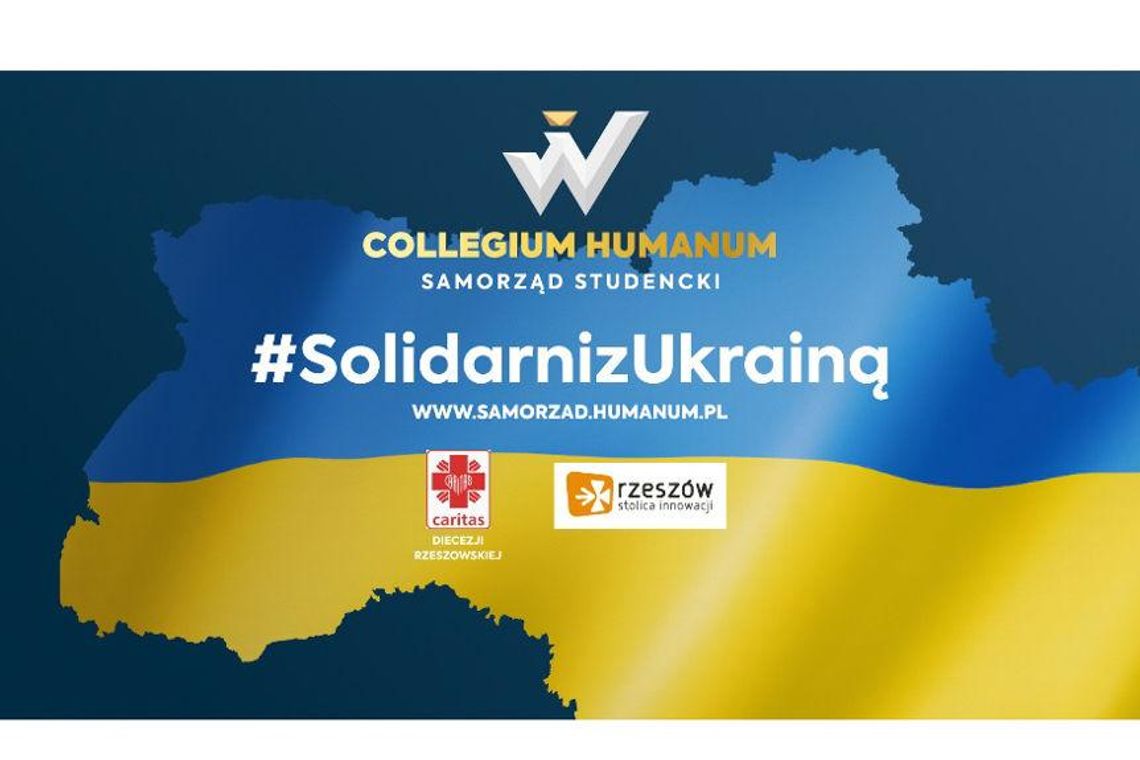 Studenci Collegium Humanum dla Ukrainy - zbiórka darów oraz funduszy