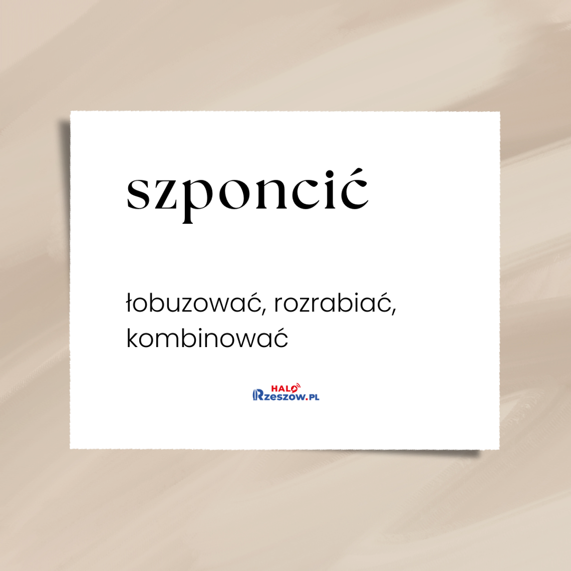 Szponcić rządzi! Wybrano Młodzieżowe Słowo Roku 2025.