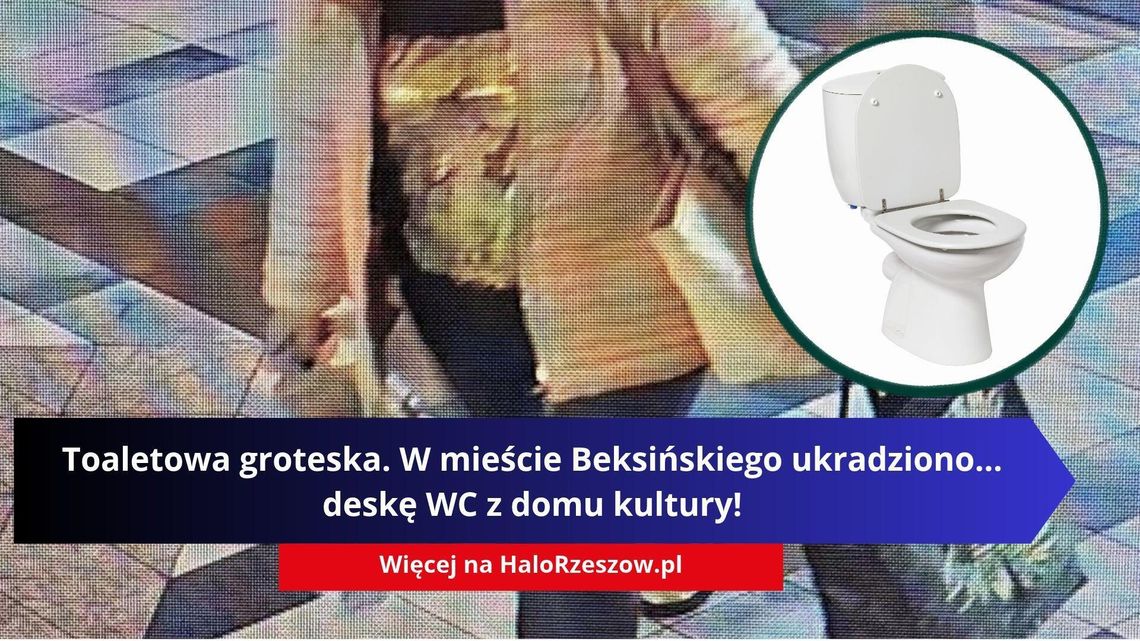 Toaletowa groteska. W mieście Beksińskiego ukradziono... deskę WC z domu kultury! Toaletowa groteska. W mieście Beksińskiego ukradziono... deskę WC z domu kultury!