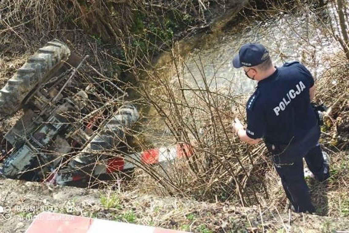 Tragedia w Ulanicy. Ciągnik przygniótł mężczyznę