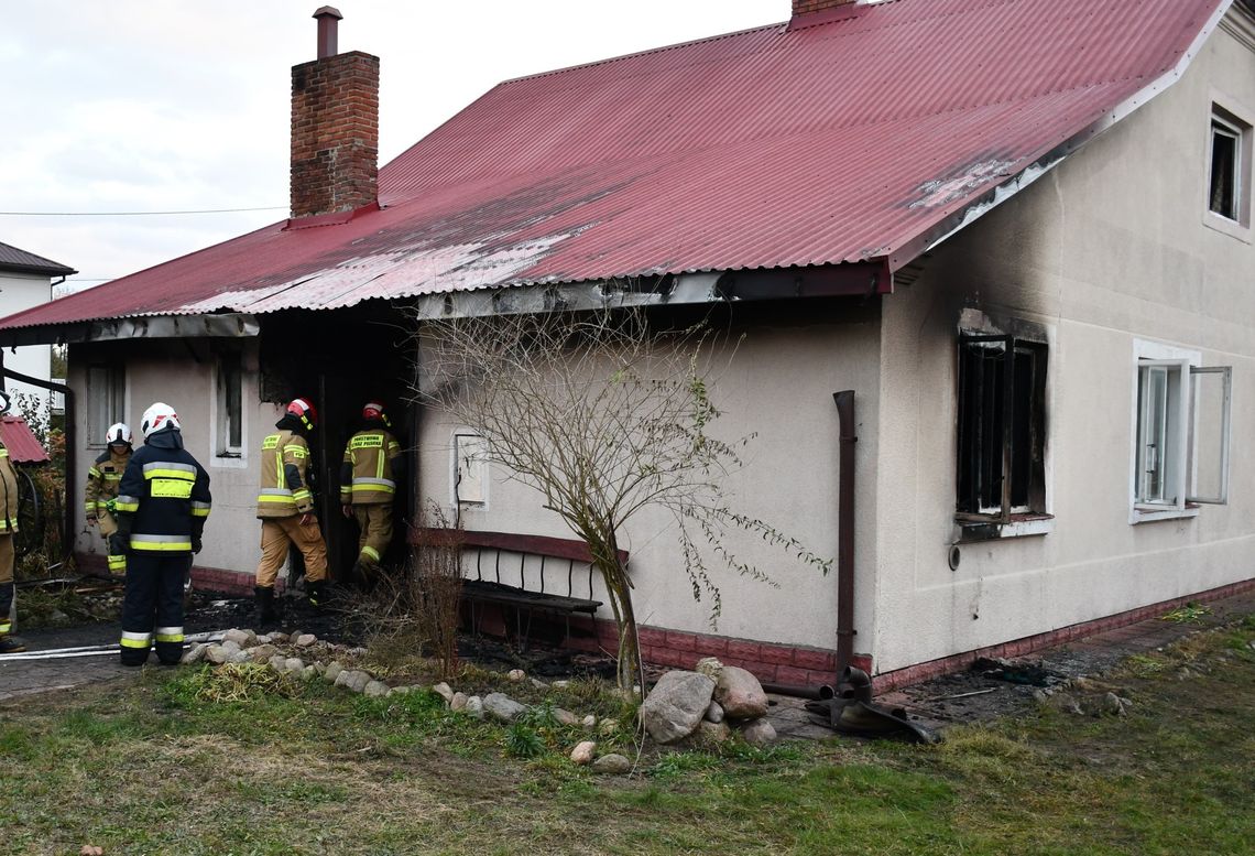 Tragiczny pożar w Giedlarowej. Nie żyje około 50-letni mężczyzna