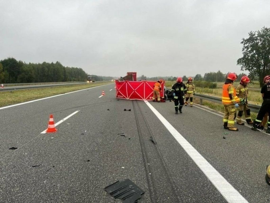 Tragiczny wypadek na A4 pomiędzy Tarnowem a Dębicą. Nie żyje 45-latka