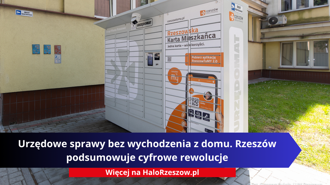 Urzędowe sprawy bez wychodzenia z domu. Rzeszów podsumowuje cyfrowe rewolucje