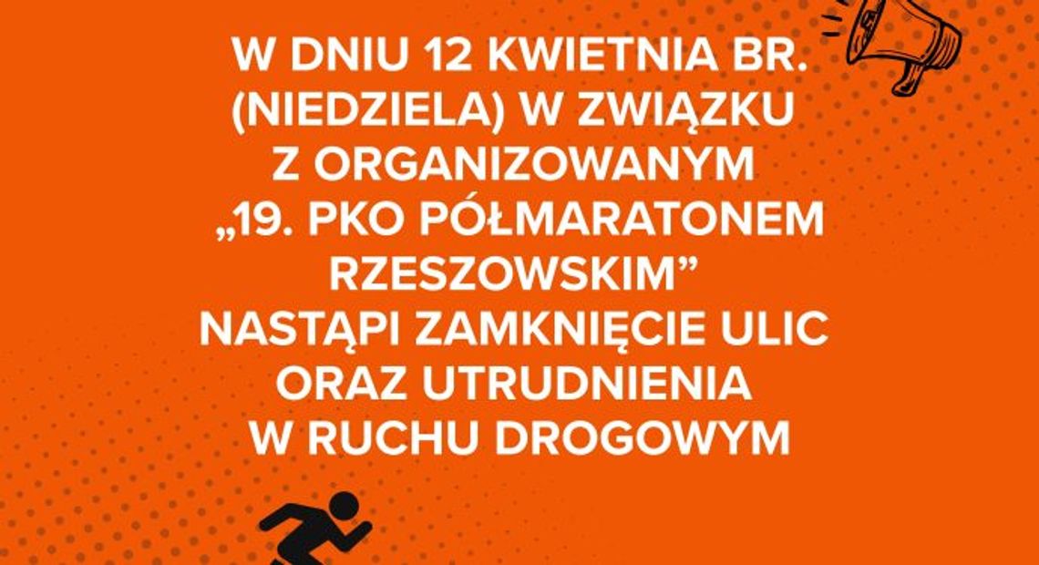 W niedzielę półmaraton w Rzeszowie. Sprawdź objazdy autobusów i zamknięte ulice
