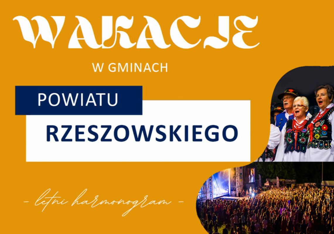 Wakacje w gminach Powiatu Rzeszowskiego