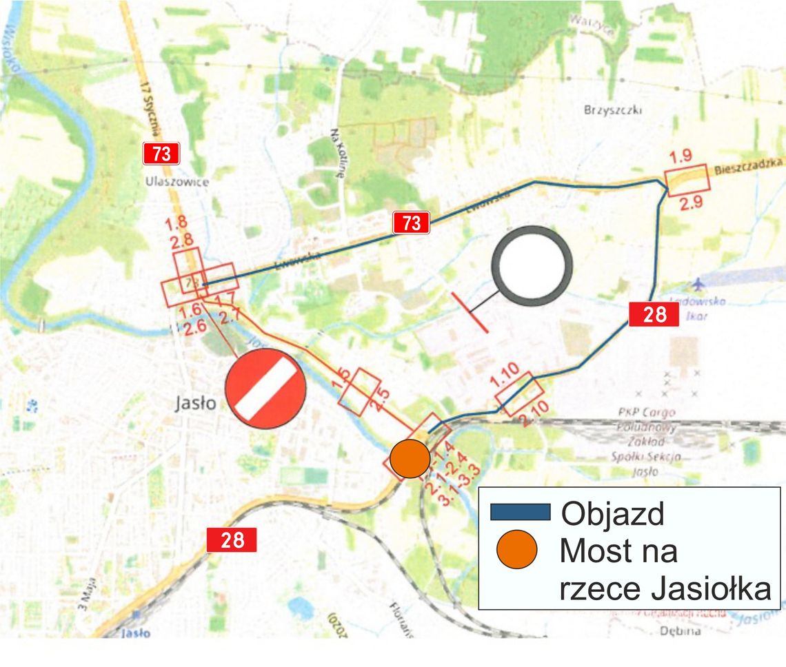 Ważna informacja dla kierowców! Rozpoczyna się remont mostu w Jaśle