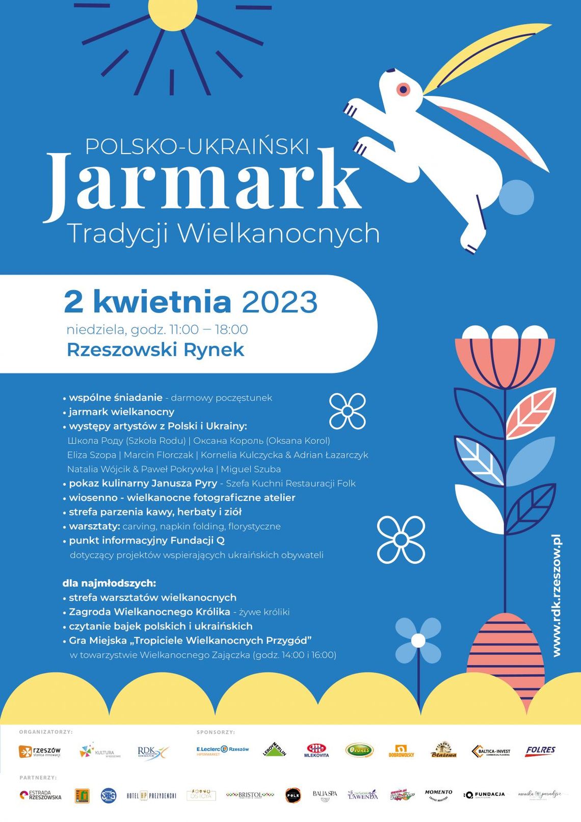 Wielkanocny jarmark na rzeszowskim Rynku