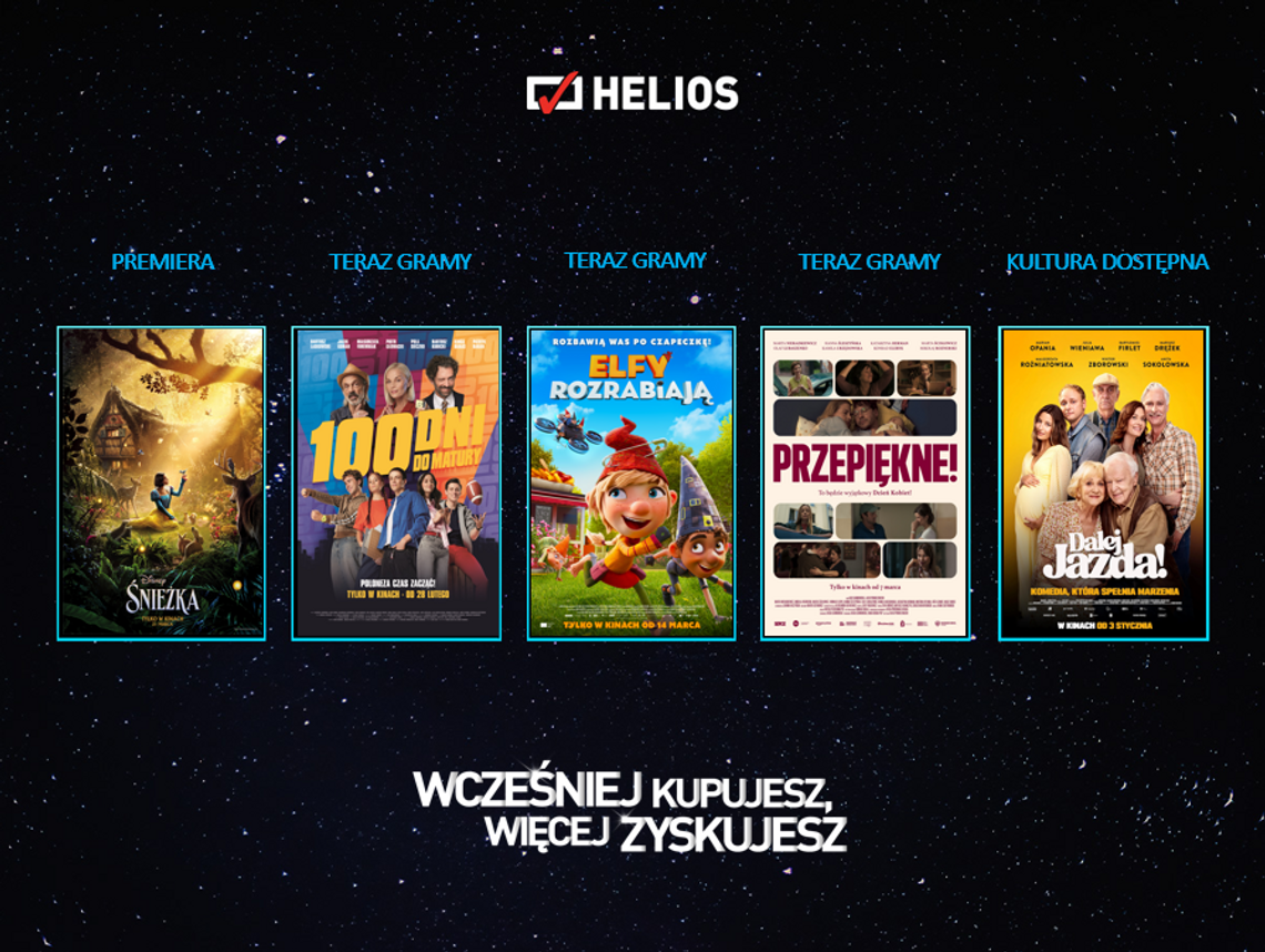 Wiosenne premiery i seanse specjalne w kinie Helios Rzeszów