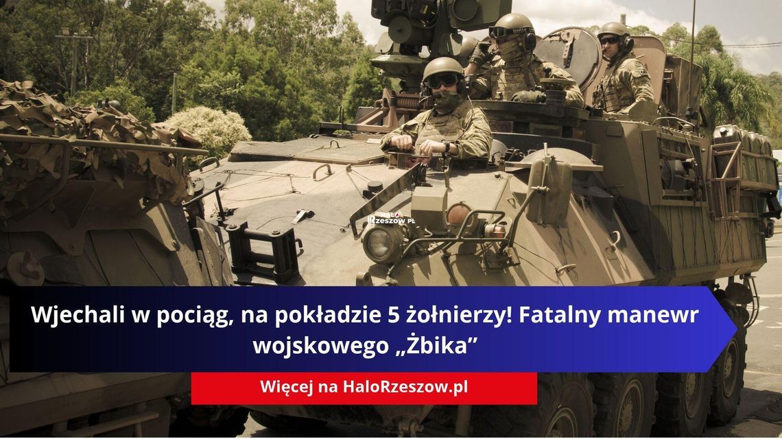 Wjechali w pociąg, na pokładzie 5 żołnierzy! Fatalny manewr wojskowego „Żbika” Wjechali w pociąg, na pokładzie 5 żołnierzy! Fatalny manewr wojskowego „Żbika”