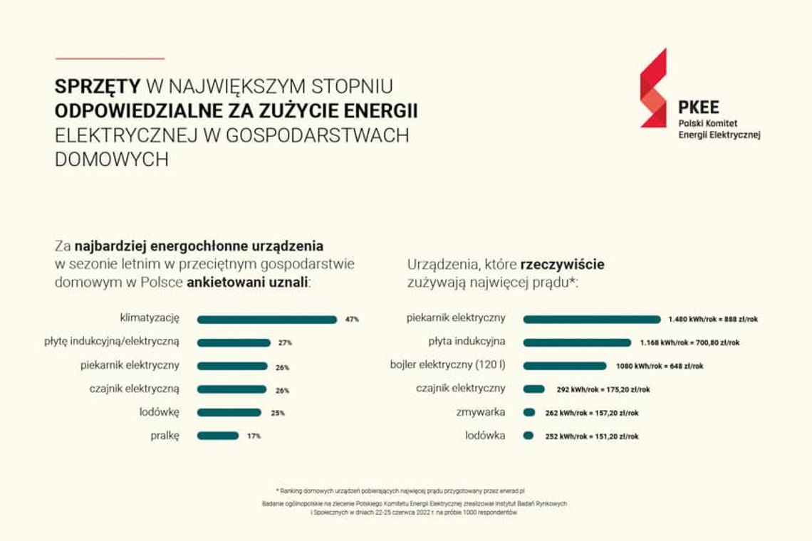 Wyniki badania IBRiS: Polakom tylko się wydaje, że wiedzą, które urządzenia w ich domu zużywają najwięcej prądu