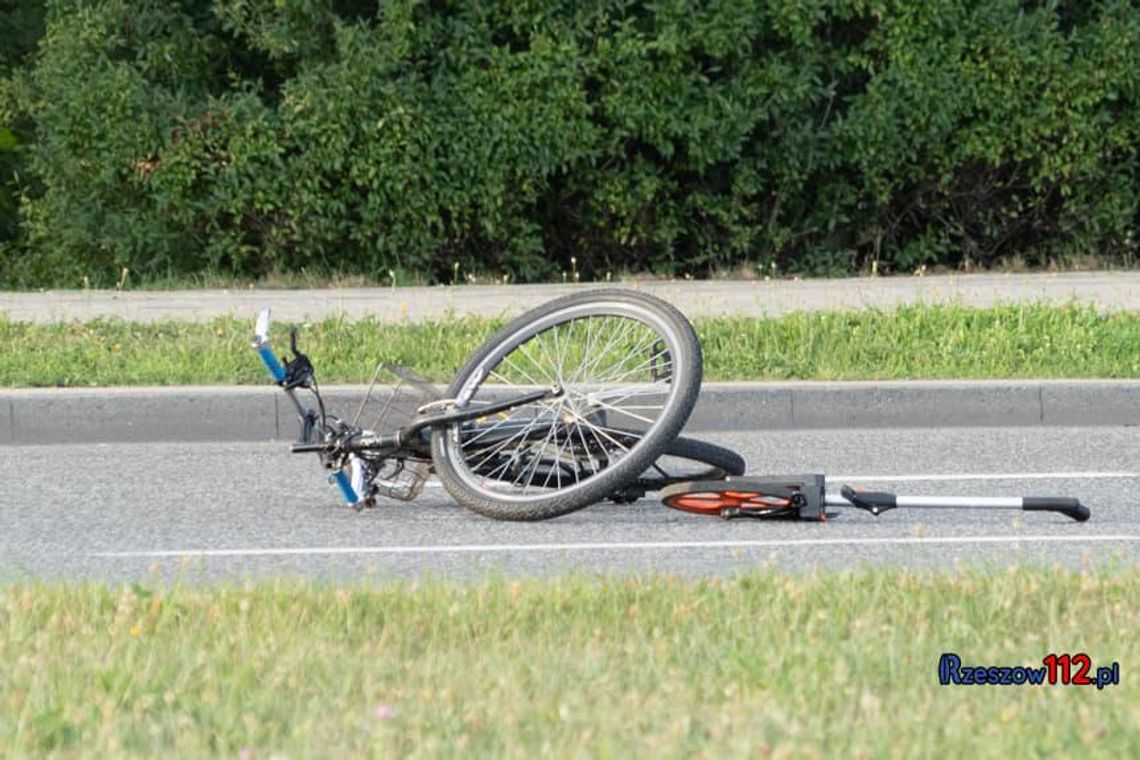 Wypadek na Armii krajowej w Rzeszowie. Kierowca skody śmiertelnie potracił rowerzystę [FOTO]