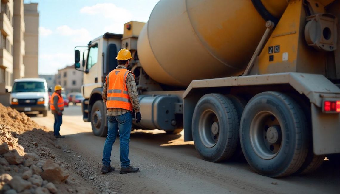 Wypadek na budowie na Kwiatkowskiego. Pracownika przygniotło ramie pompogruszki