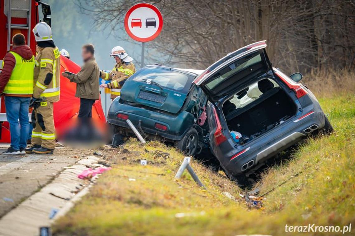 Wypadek na DK19 w Jaworniku. Zderzenie dwóch samochodów