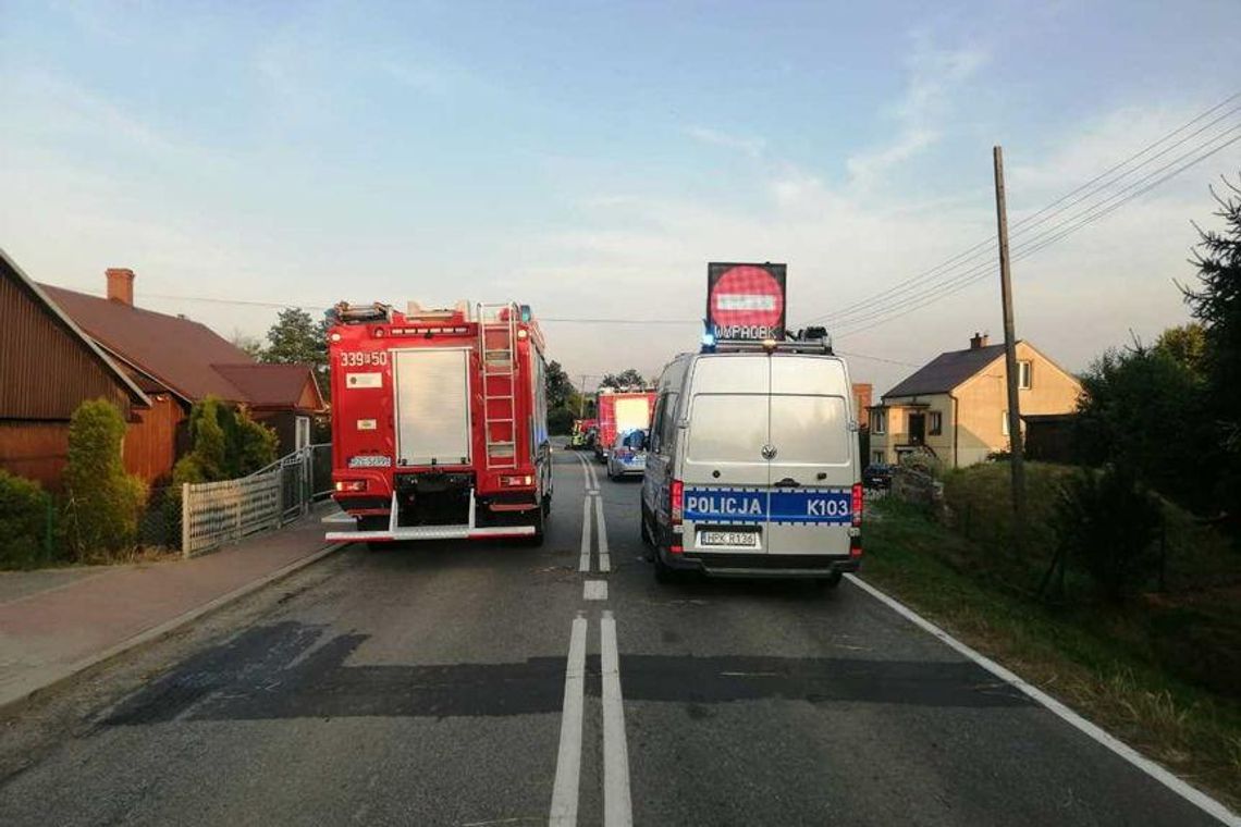 Wypadek w Borku Starym. Samochód potrącił kobietę