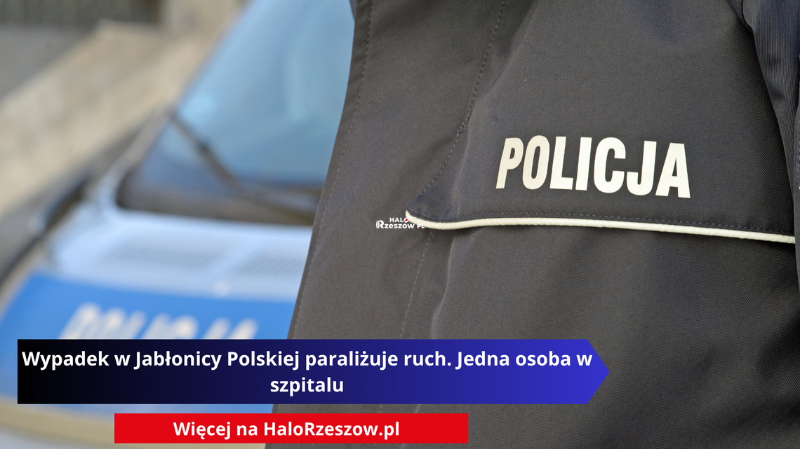 Wypadek w Jabłonicy Polskiej paraliżuje ruch. Jedna osoba w szpitalu Wypadek w Jabłonicy Polskiej paraliżuje ruch. Jedna osoba w szpitalu