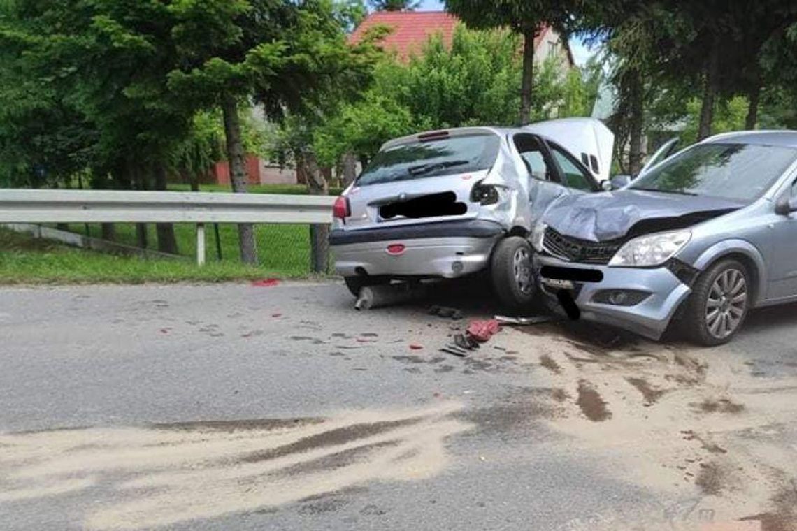 Wypadek w Lubeni. Ranna została kobieta [FOTO]