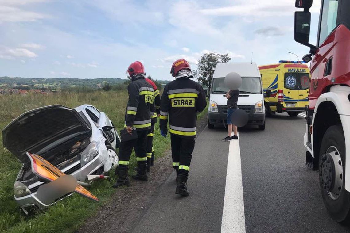 Wypadek w Lutoryżu. Sprawca był pijany [FOTO]