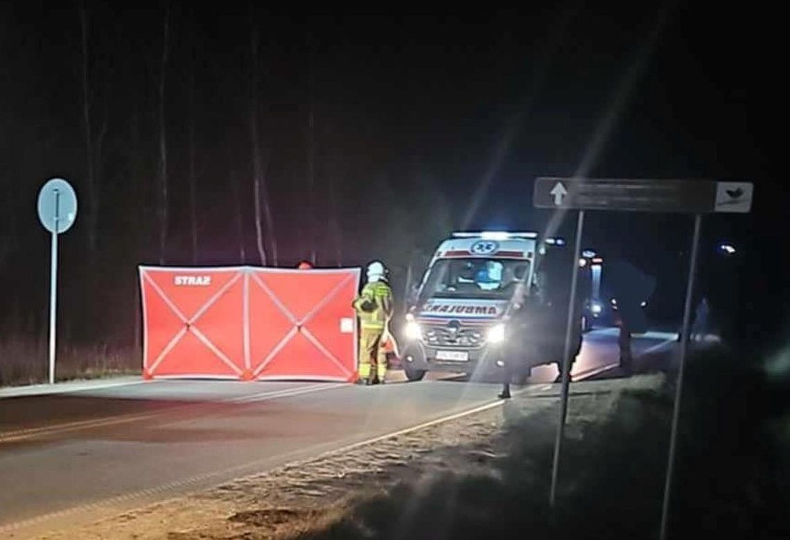 Wypadek w Woli Cieklińskiej. Nie żyje 54-letni pieszy