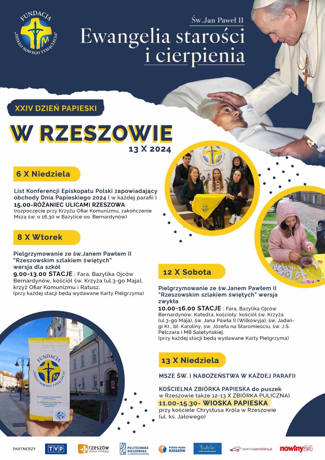 XXIV Dzień Papieski w Rzeszowie - "Ewangelia starości i cierpienia" [PROGRAM]