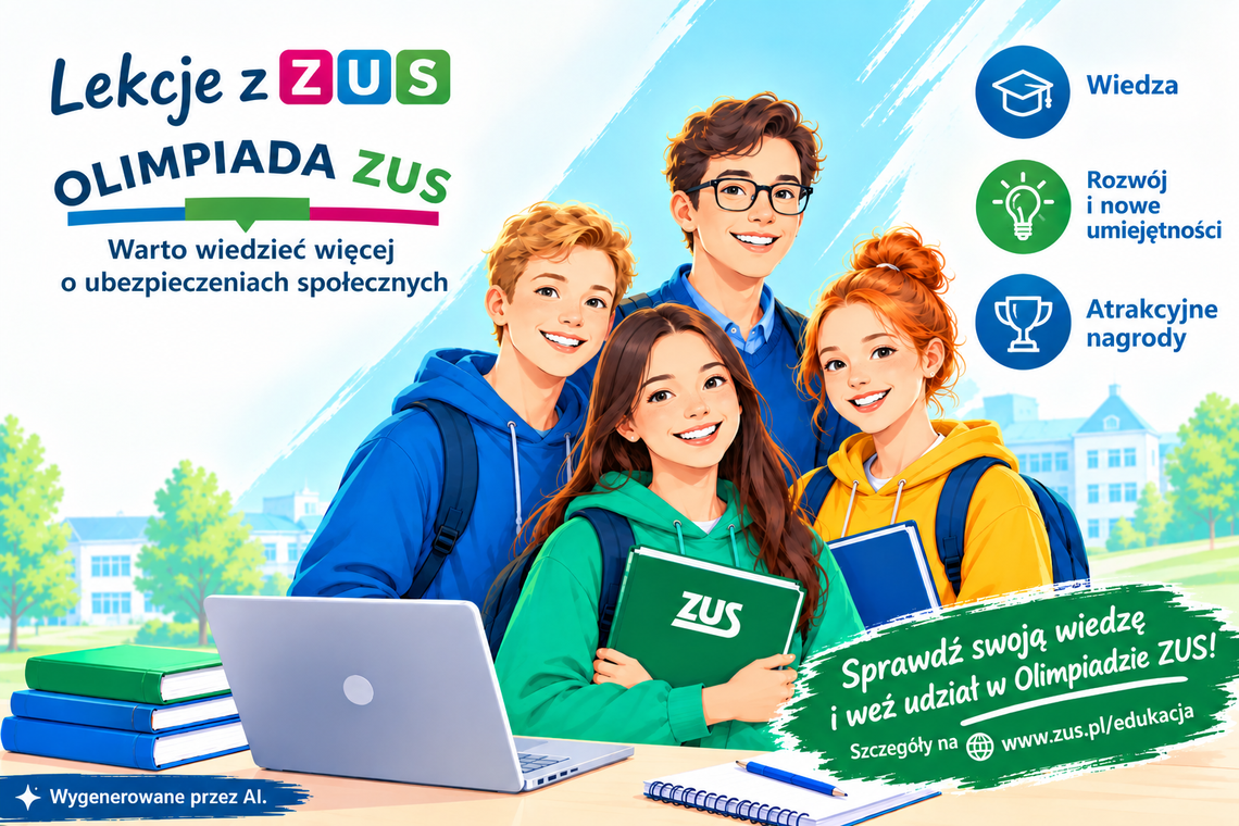 Zacznij od „Lekcji z ZUS” i powalcz o indeks na studia! Rusza nowa edycja edukacyjnego projektu Zacznij od „Lekcji z ZUS” i powalcz o indeks na studia! Rusza nowa edycja edukacyjnego projektu