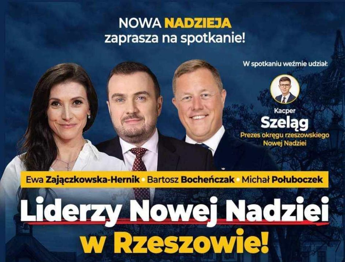 Zajączkowska-Hernik i Połuboczek spotkają się z mieszkańcami Rzeszowa