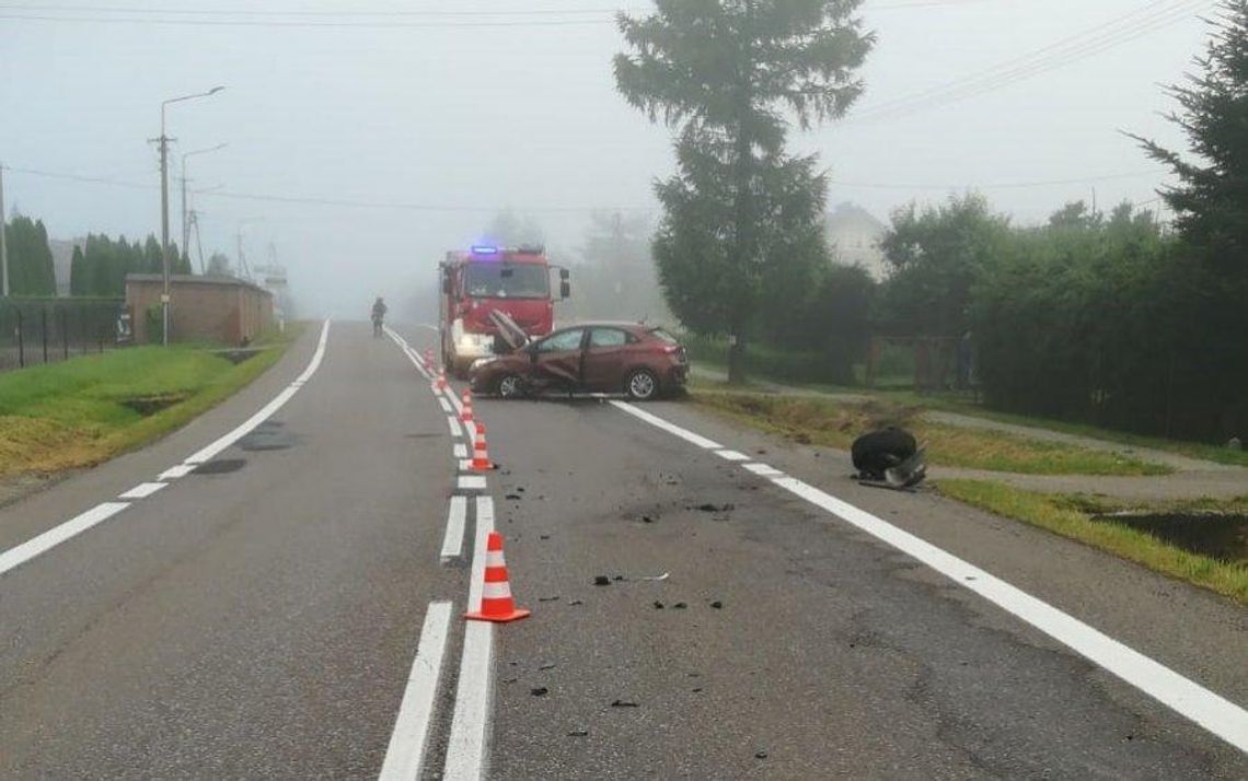 Zderzenie czołowe w Starej Wsi