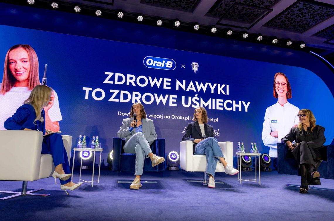 „Zdrowe nawyki to zdrowe uśmiechy” - Iga Świątek w kampanii edukacyjnej Oral-B wspieranej przez PTS Oral-B