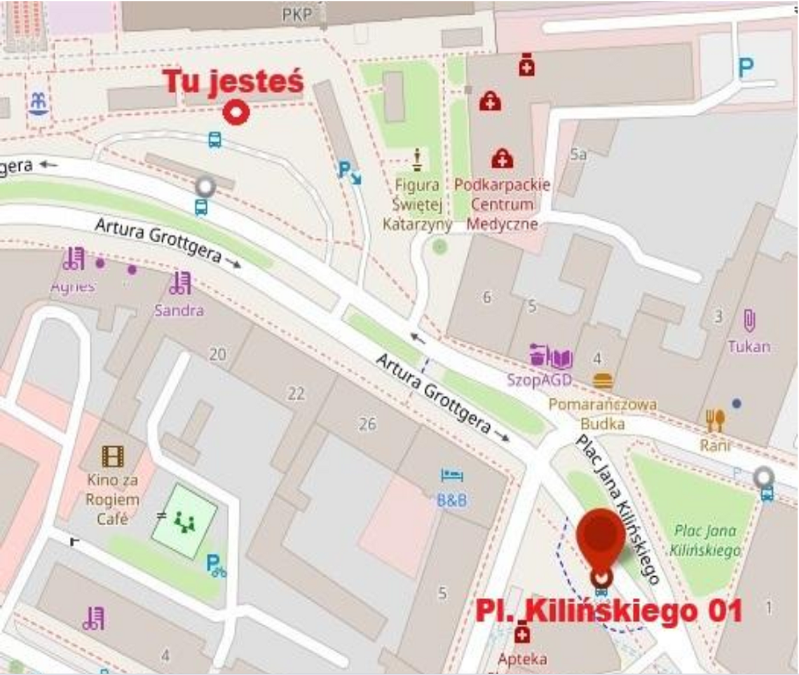 Zmiany w organizacji ruchu przy Dworcu Rzeszów Główny