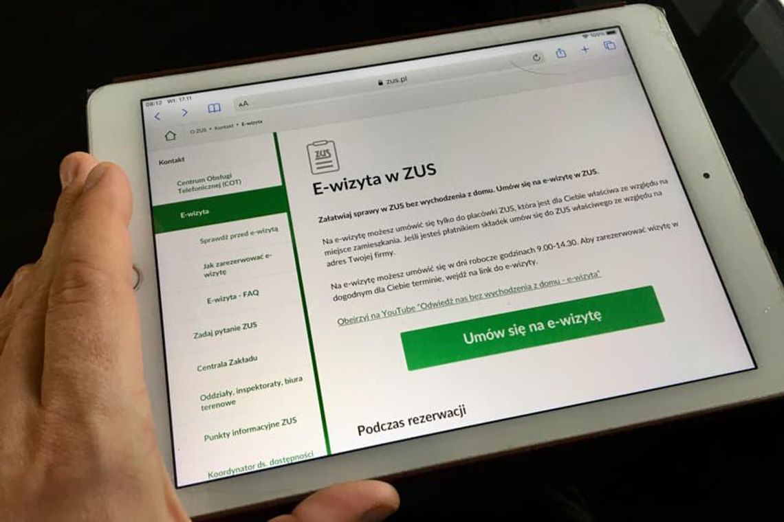 ZUS zachęca do e-wizyty. Wystarczy smartfon