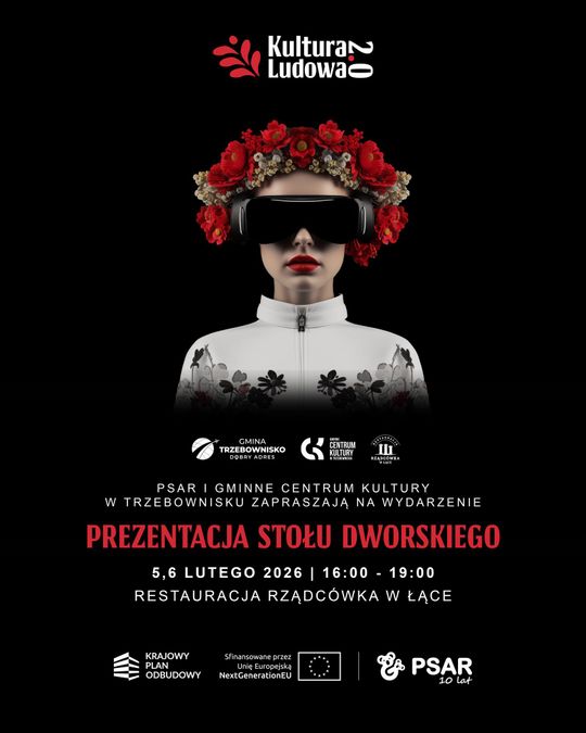 Dworski stół w Łące